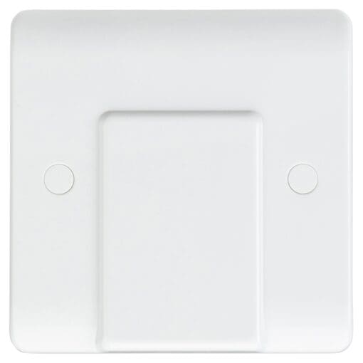 Knightsbridge 20A 1 Gang Flex Outlet Plate White 291241
