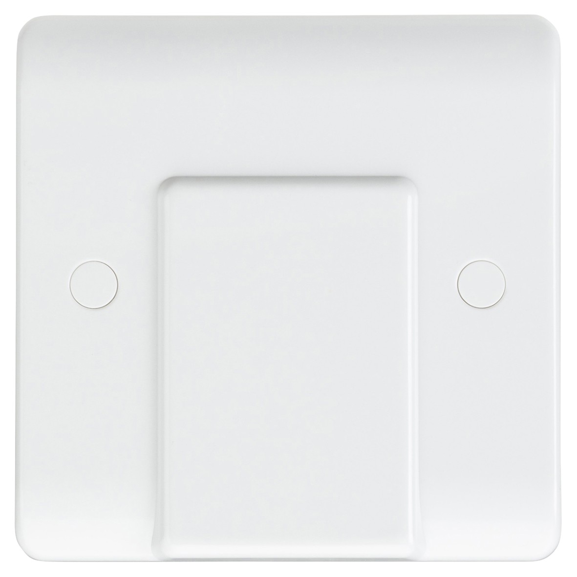 Knightsbridge 20A 1 Gang Flex Outlet Plate White 291241