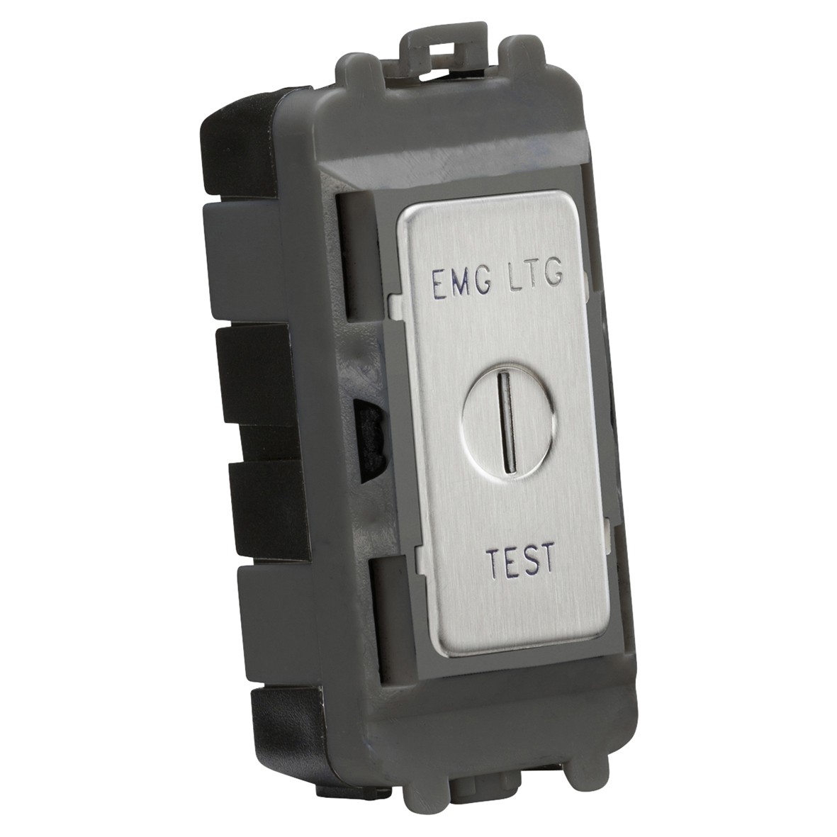 Knightsbridge 20AX 1 Way Double Pole Emergency Test Grid Key Switch - B 291256