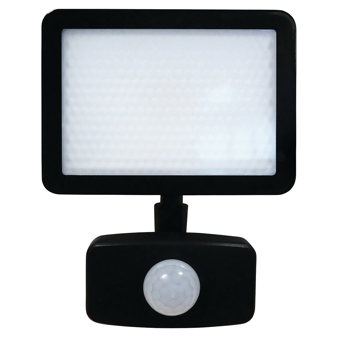 Eterna 30W LED Floodlight with PIR - IP44 - 4000K Cool White - Black 303342