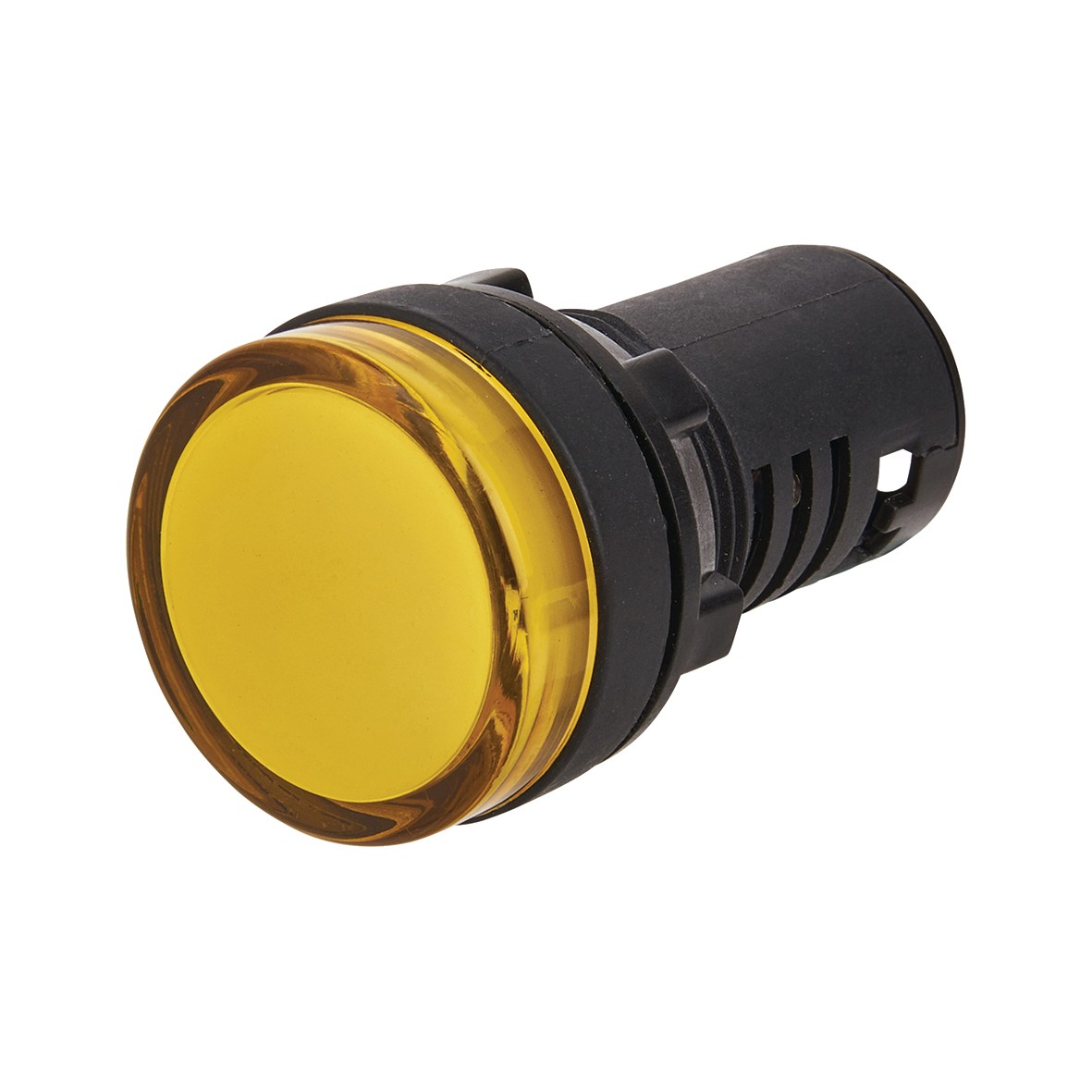 AMBER 22mm PILOT LIGHT - YELLOW - 230V 303960