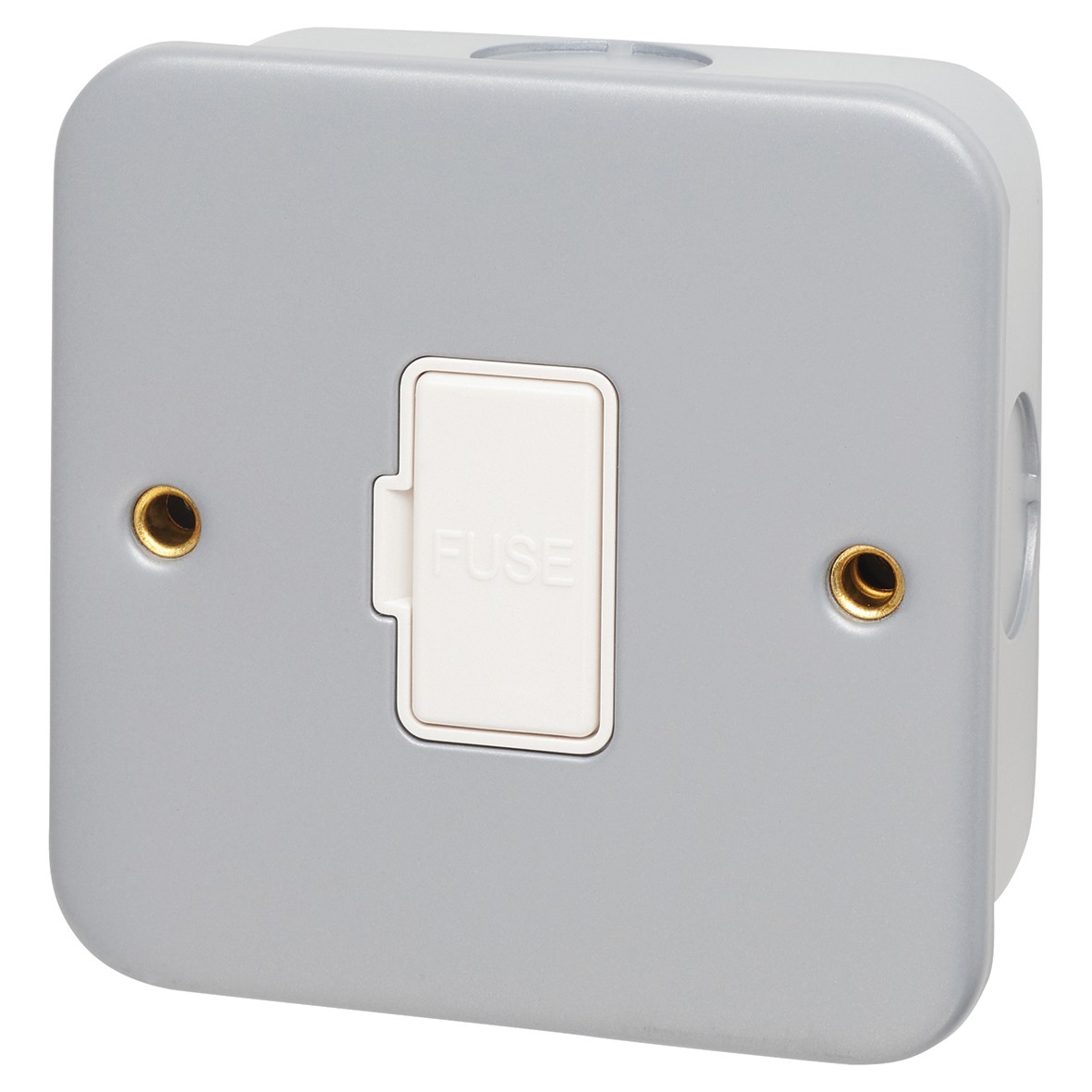 Metalclad 13A Fuse 1 Gang Outlet - White 305161