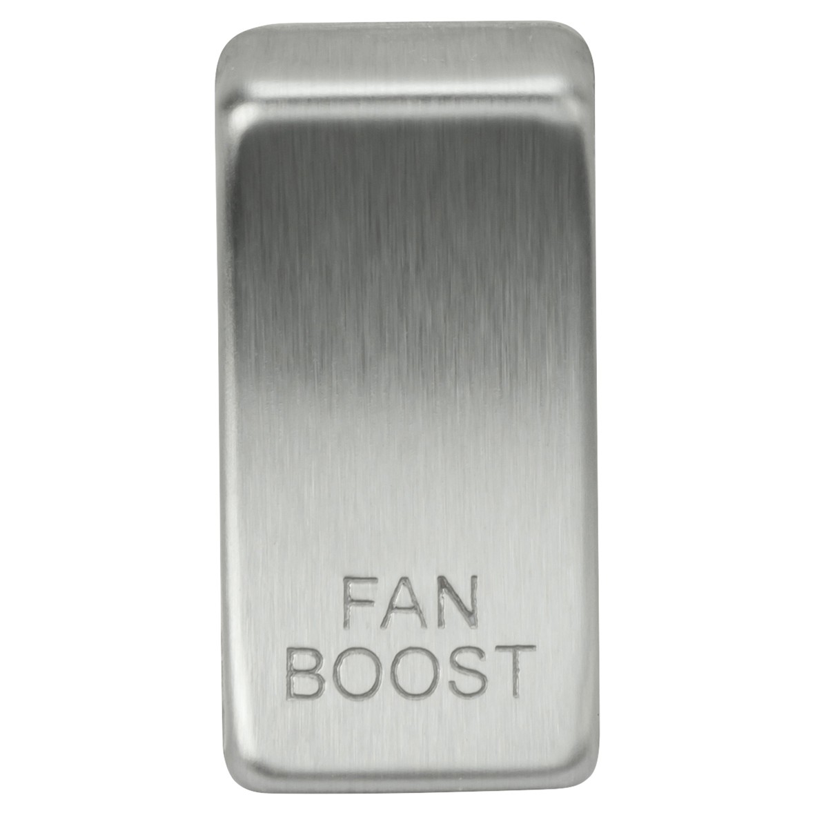 10x Knightsbridge Printed Grid Switch Rocker - Fan Boost Brushed Chrome 306302