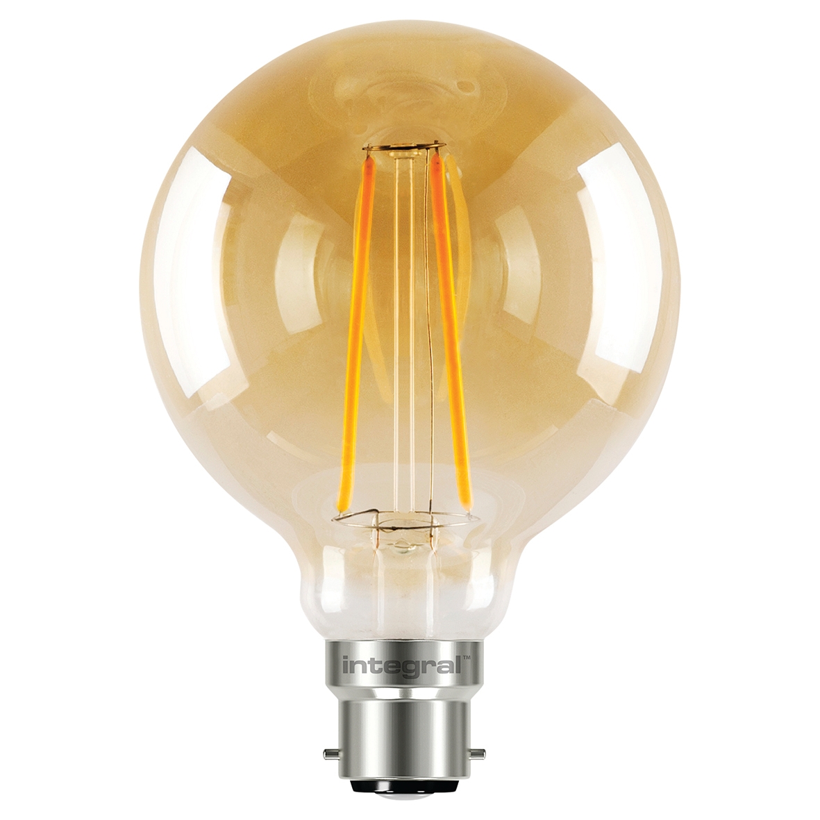 GLOBE G95 B22 170LM 2.5W EQ. TO 40W 1800K NON-DIMMABLE 80CRI 300Â° FILAM 314299