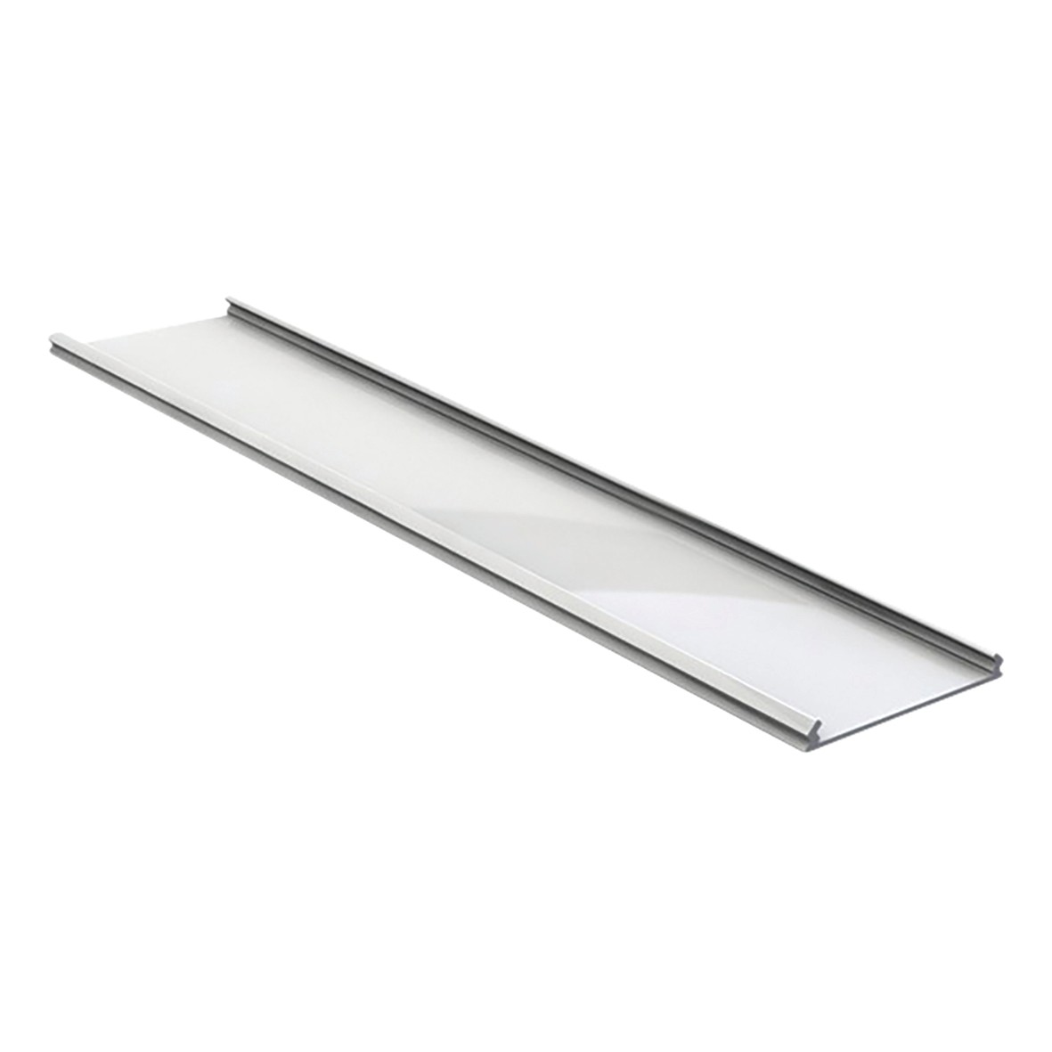 5x Trench Lighting Trunking Plastic Capping - 2000mm - White 323067