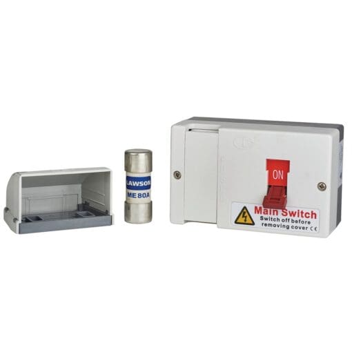 80A Double Pole Fused Switch 324279