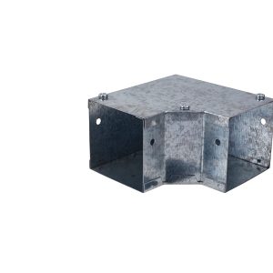 Galvanised Top Lid Bend - 90Â° - 75 x 75mm 332243