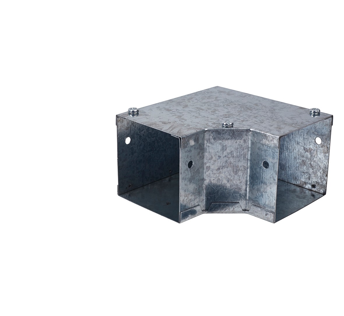 Galvanised Top Lid Bend - 90° - 75 x 75mm 332243