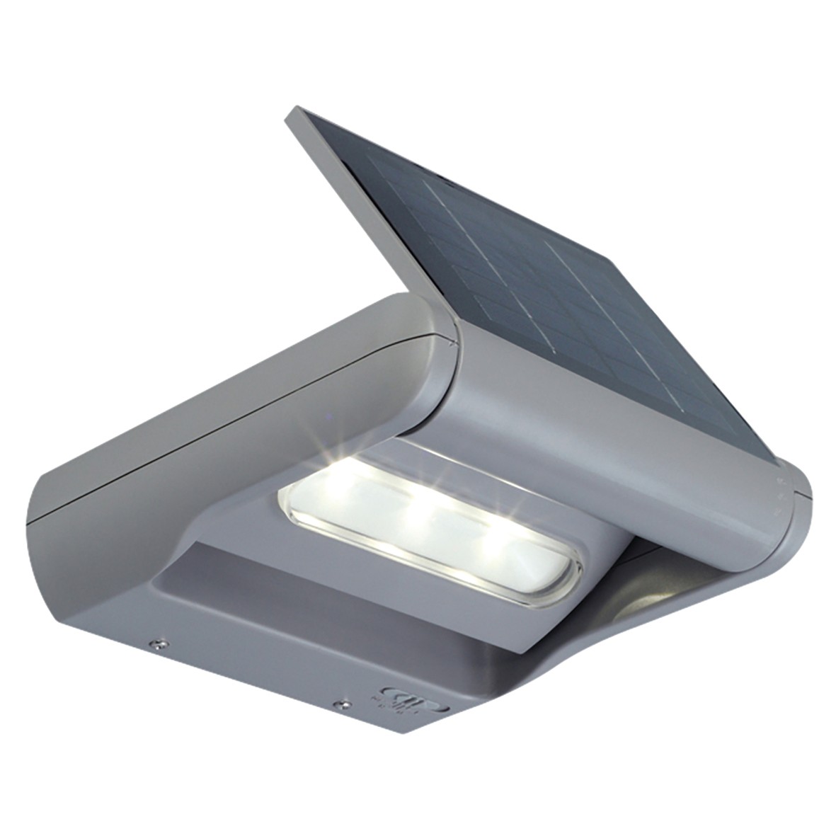 Lutec Mini LED Spot Integrated LED Solar Light 100lm IP44 Silver - 4000 334814