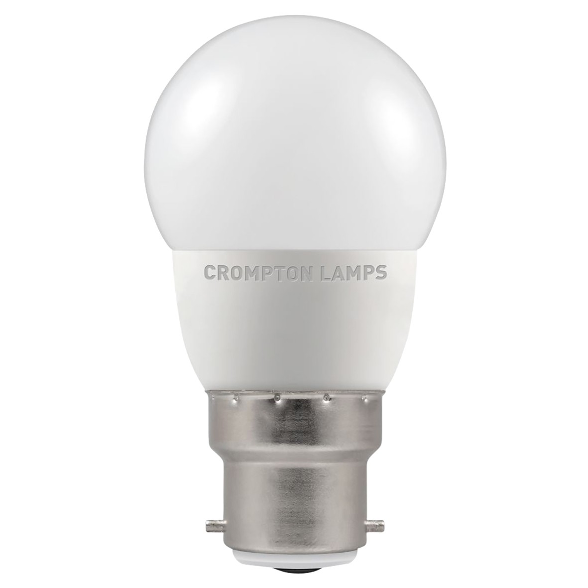 5x Crompton 4764 5.5W LED Round Thermal Plastic Lamp - B22 - 6500K 342809