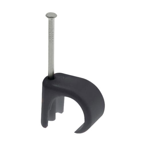 5x Unicrimp Round Clips - 18-22mm - Black - Pack 50 348179