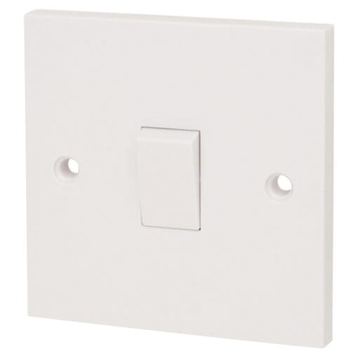 10x Schneider Exclusive 10AX 1 Gang 2 Way Switch - White 352427