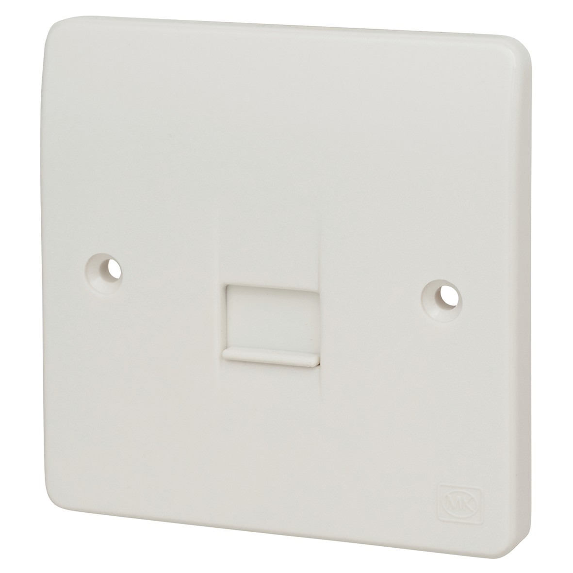 MK Logic Plus 1 Gang Secondary Telephone Socket - White 354420