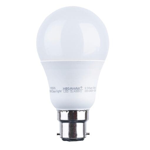Megaman 9.5W BC LED GLS Lamp - Daylight 358048