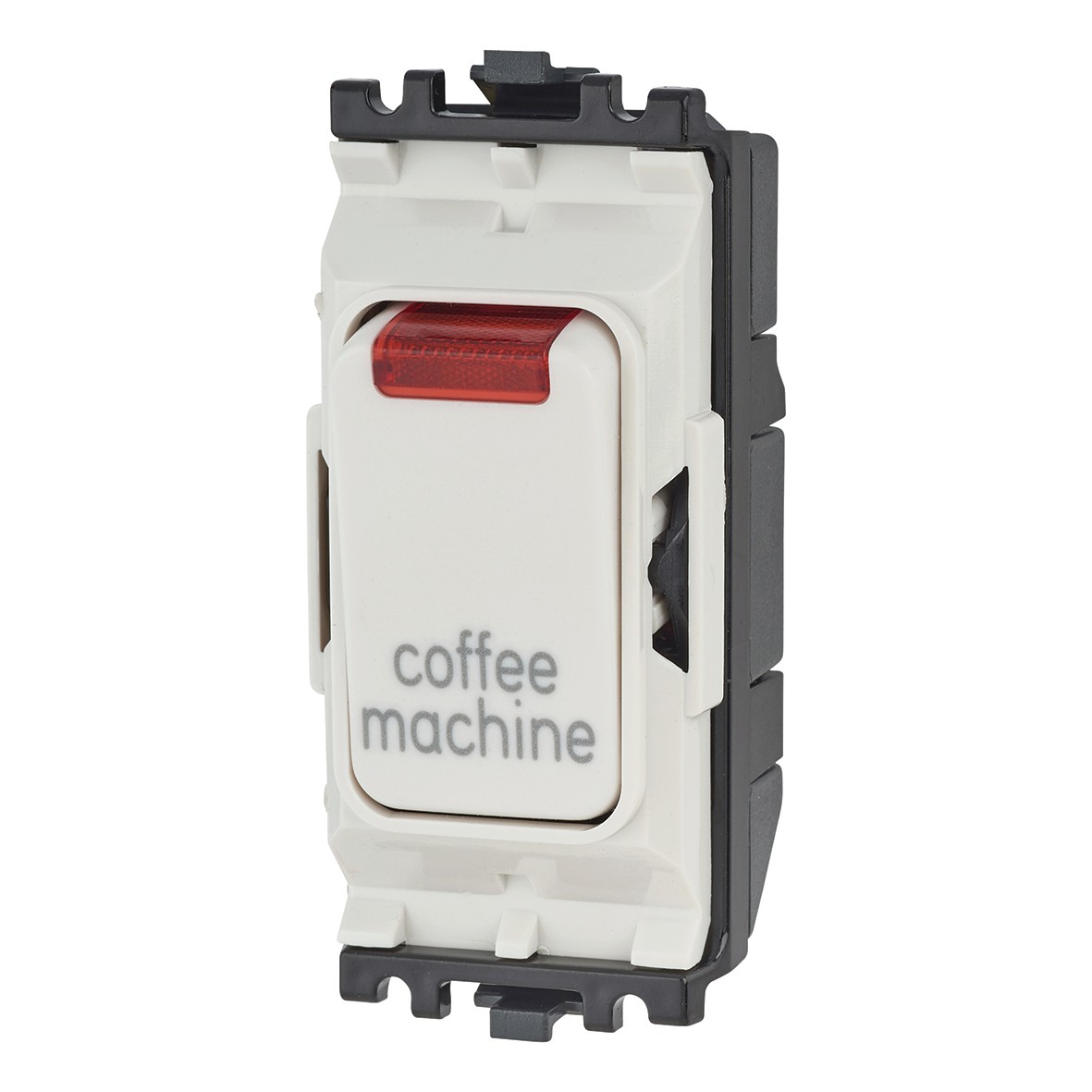 MK Printed Grid Switch with Neon - Coffee Machine - White 358742