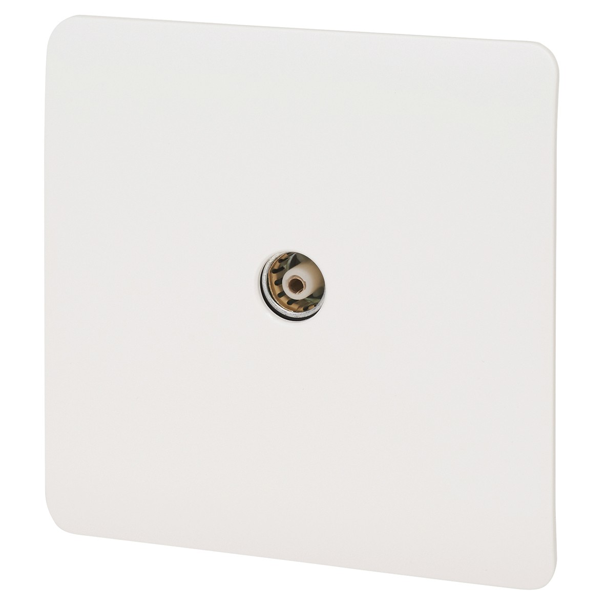 Trendi TV Co-axial Socket - White 359756