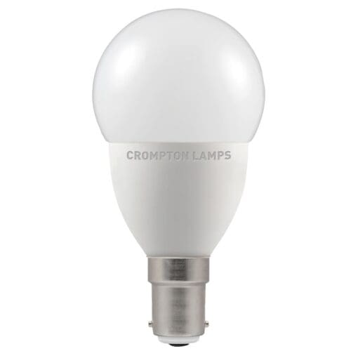 5x Crompton 4733 5.5W LED Round Thermal Plastic Lamp - B15 - 2700K 360089