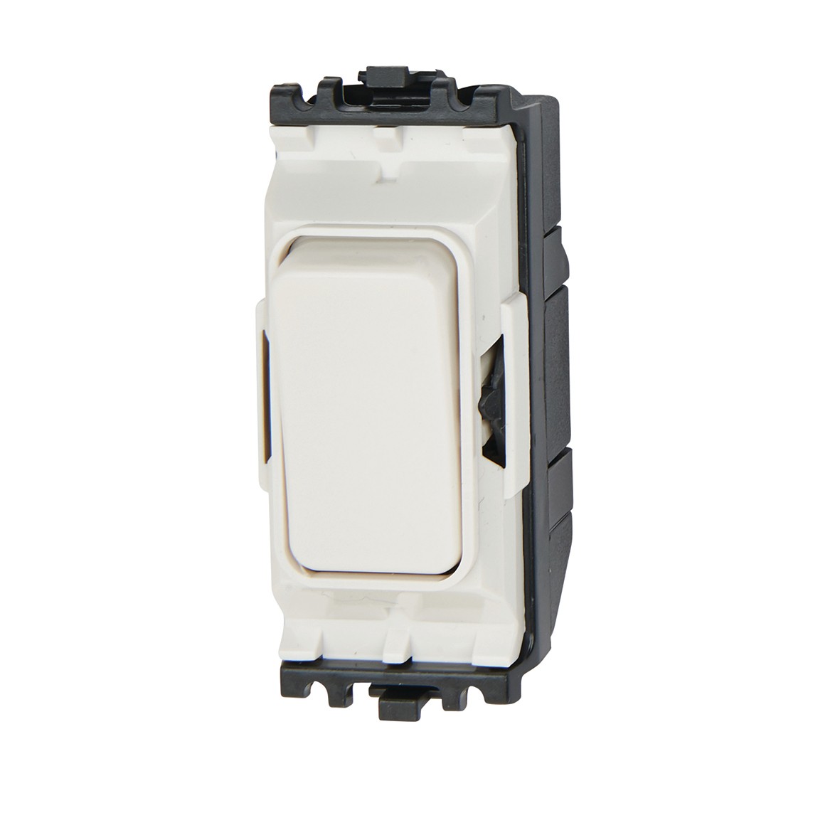 MK 20A 1 Way Double Pole Grid Switch - White 362199