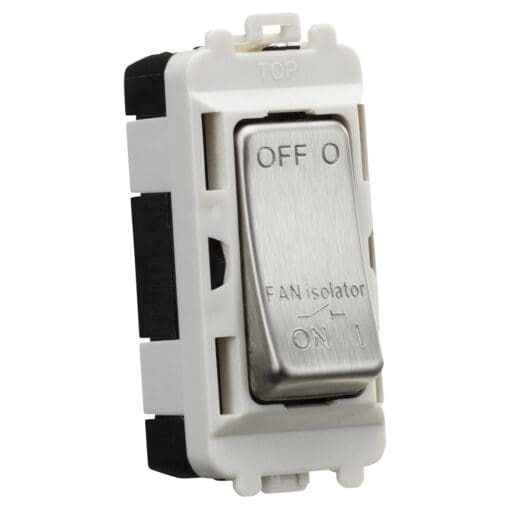 Knightsbridge 10AX Triple Pole Printed Grid Switch - Fan Isolator - Bru 369385