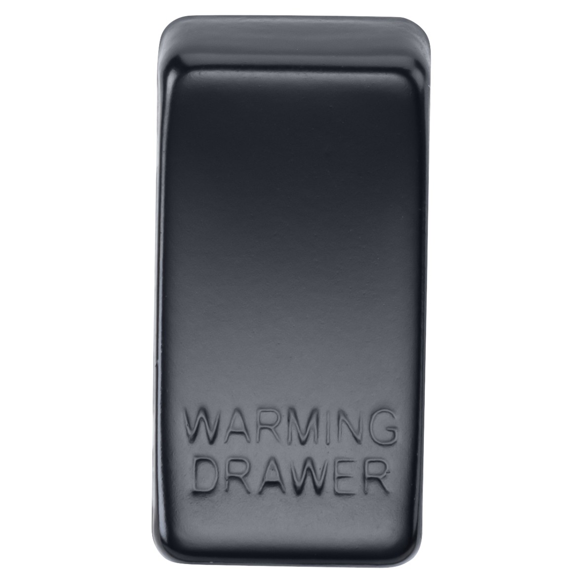 Knightsbridge Printed Grid Switch Rocker - Warming Drawer - Matt Black 371700