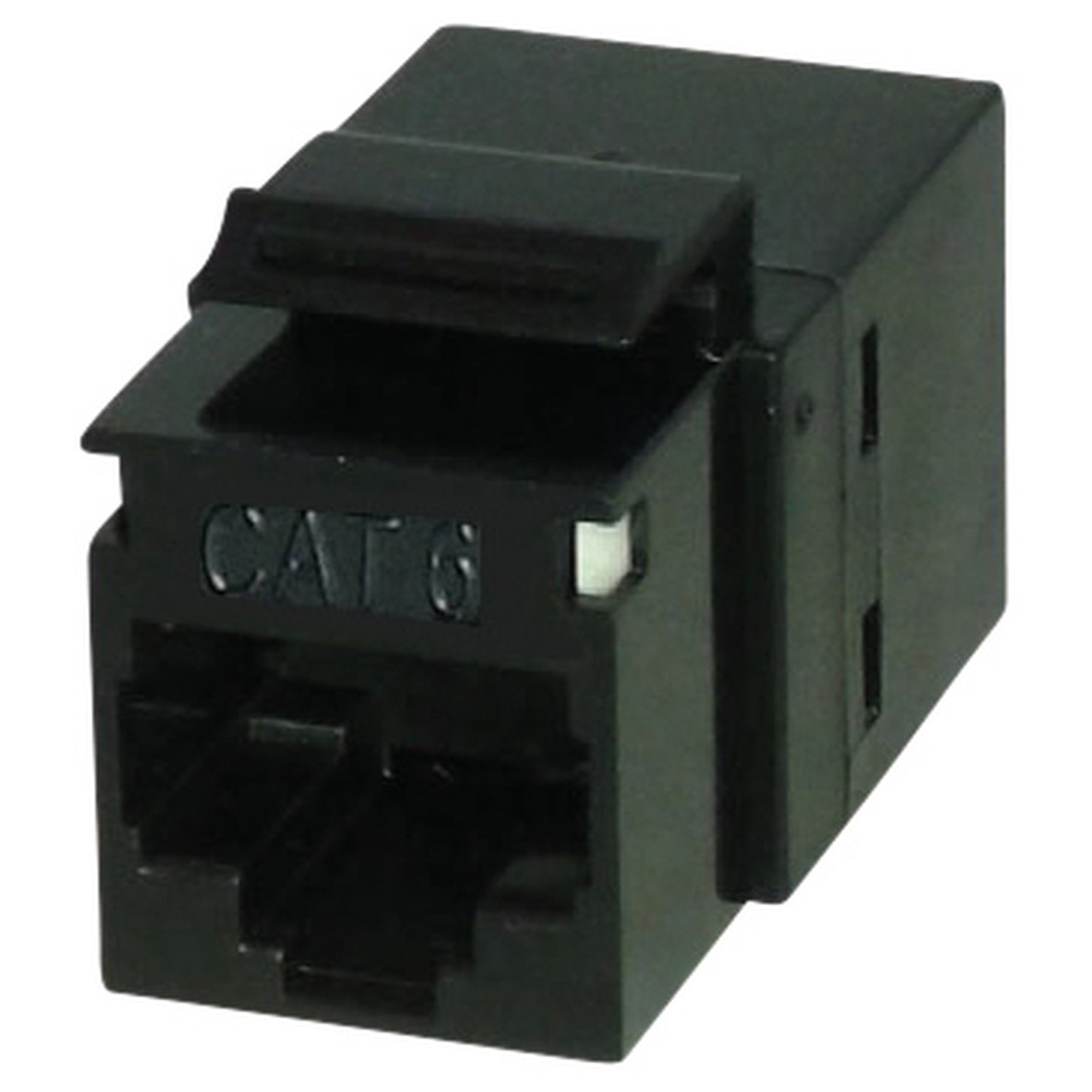 10x CAT6 Keystone insert black Quick Connect 373737