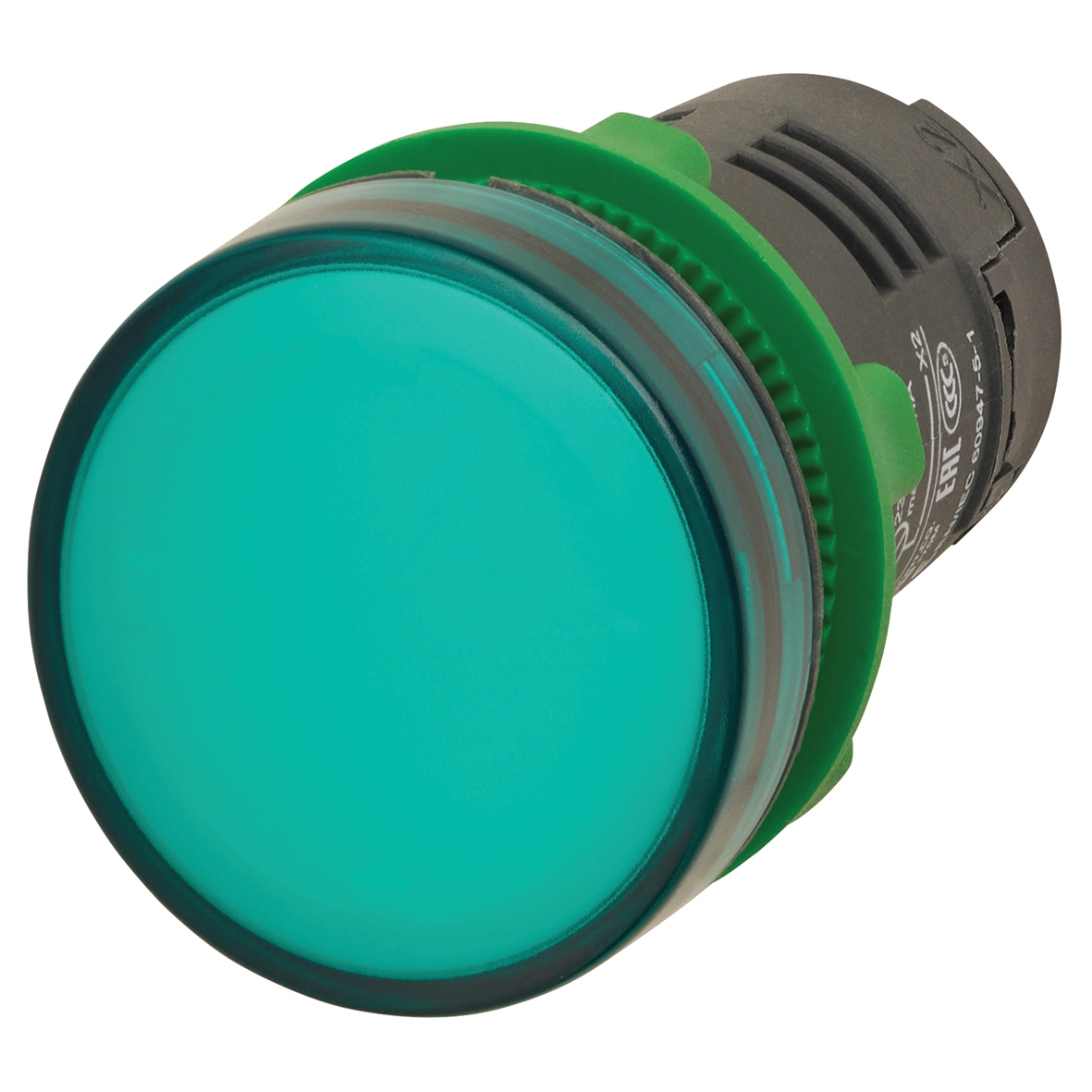 Schneider 24V Monolithic LED Pilot Light - Green 379376