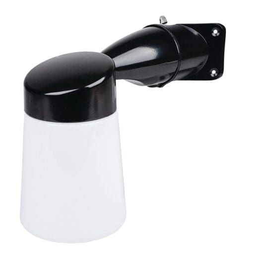 9.5W LED BLACK OPAL WELL GLASS 380062