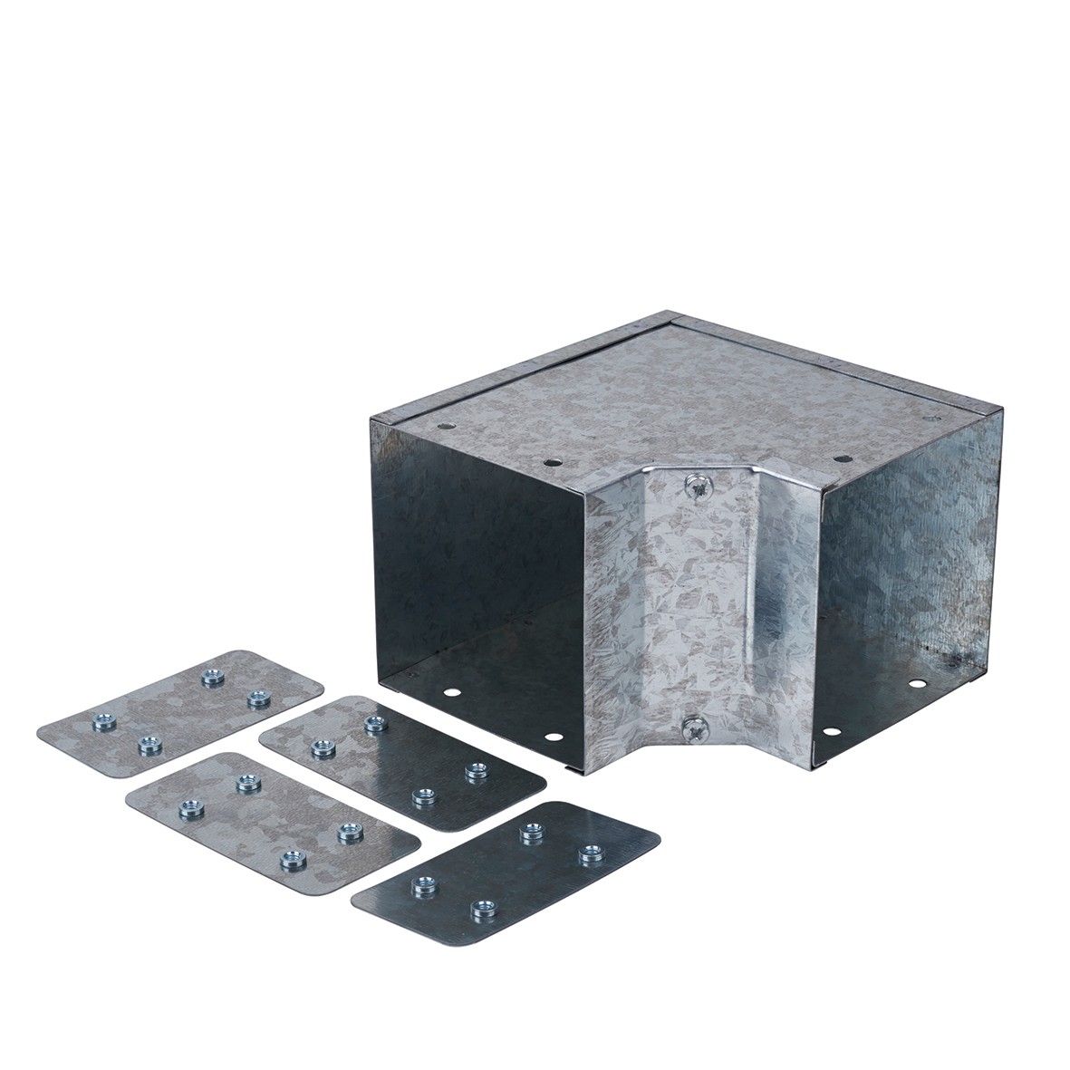 Galvanised Internal Bend - 90Â° - 100 x 100mm 384380