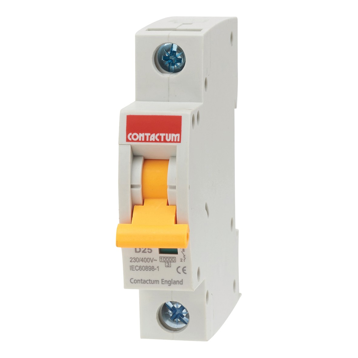 5x 25A 10kA Type D SP MCB 386017
