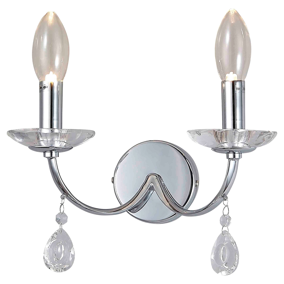 BANDON WALL LIGHT - CHROME 390243