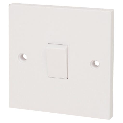 Schneider Exclusive 10AX 1 Gang 1 Way Switch - White 396329