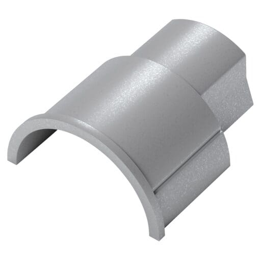 D-Line 1/2 Round Mini PVC Trunking Box Adaptor - 30 x 15mm - Smooth-Fit 397765