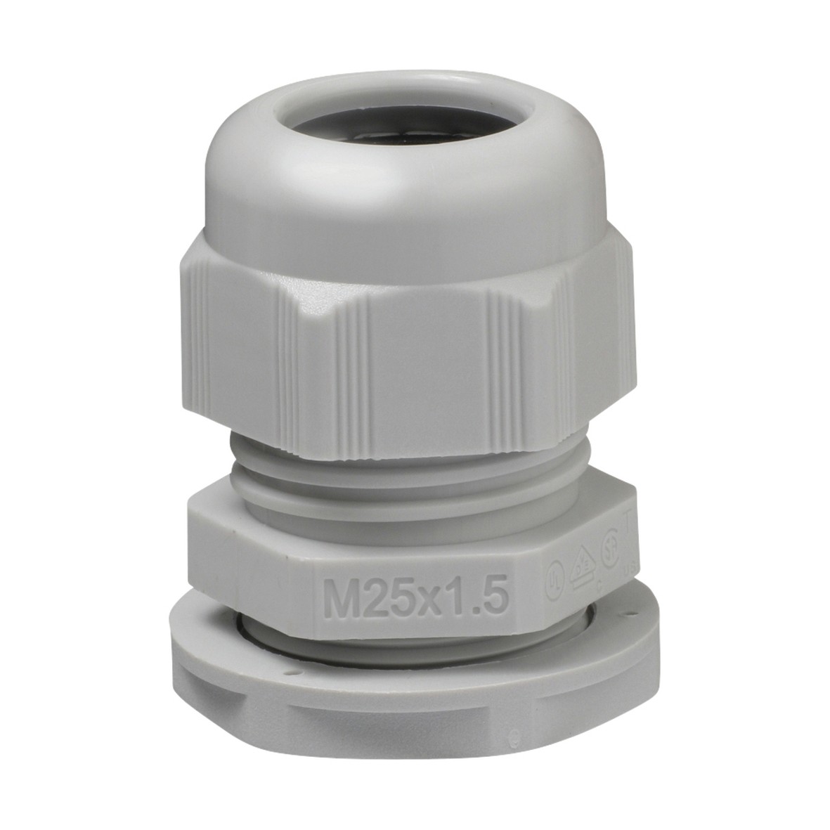5x Schneider Thorsman Cable Gland with Nut - M25 - Grey 398292