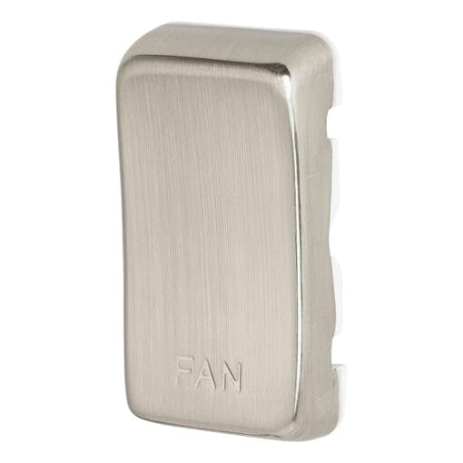 BG Printed Switch Module - Fan - Brushed Steel 400100