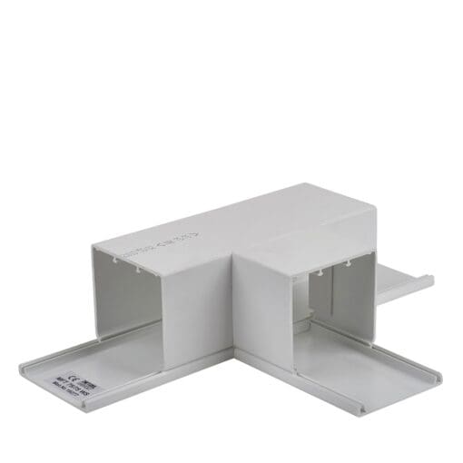 Maxi Trunking Flat Tee -75 x 75mm - White 401876