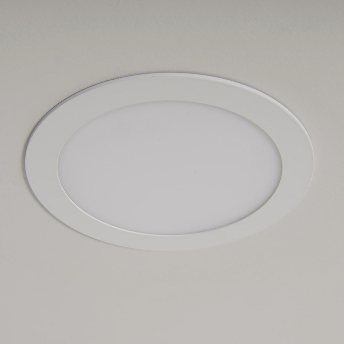 KSR Starlet 12W LED Flat Panel Downlight - 4000K Cool White - White 406921