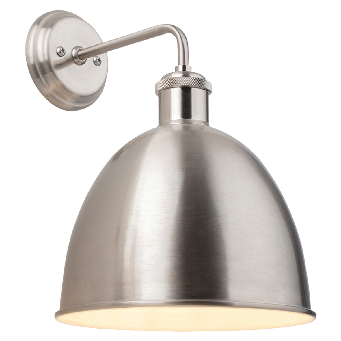 Altro Genoa Indoor Wall Light - Brushed Steel 408490