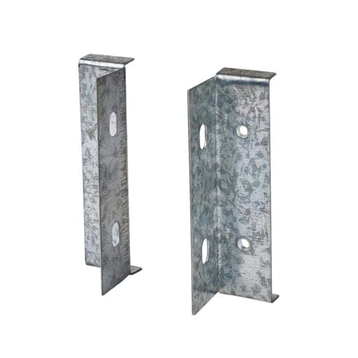 5x Galvanised Flange Outlet - 100 x 100mm 412231