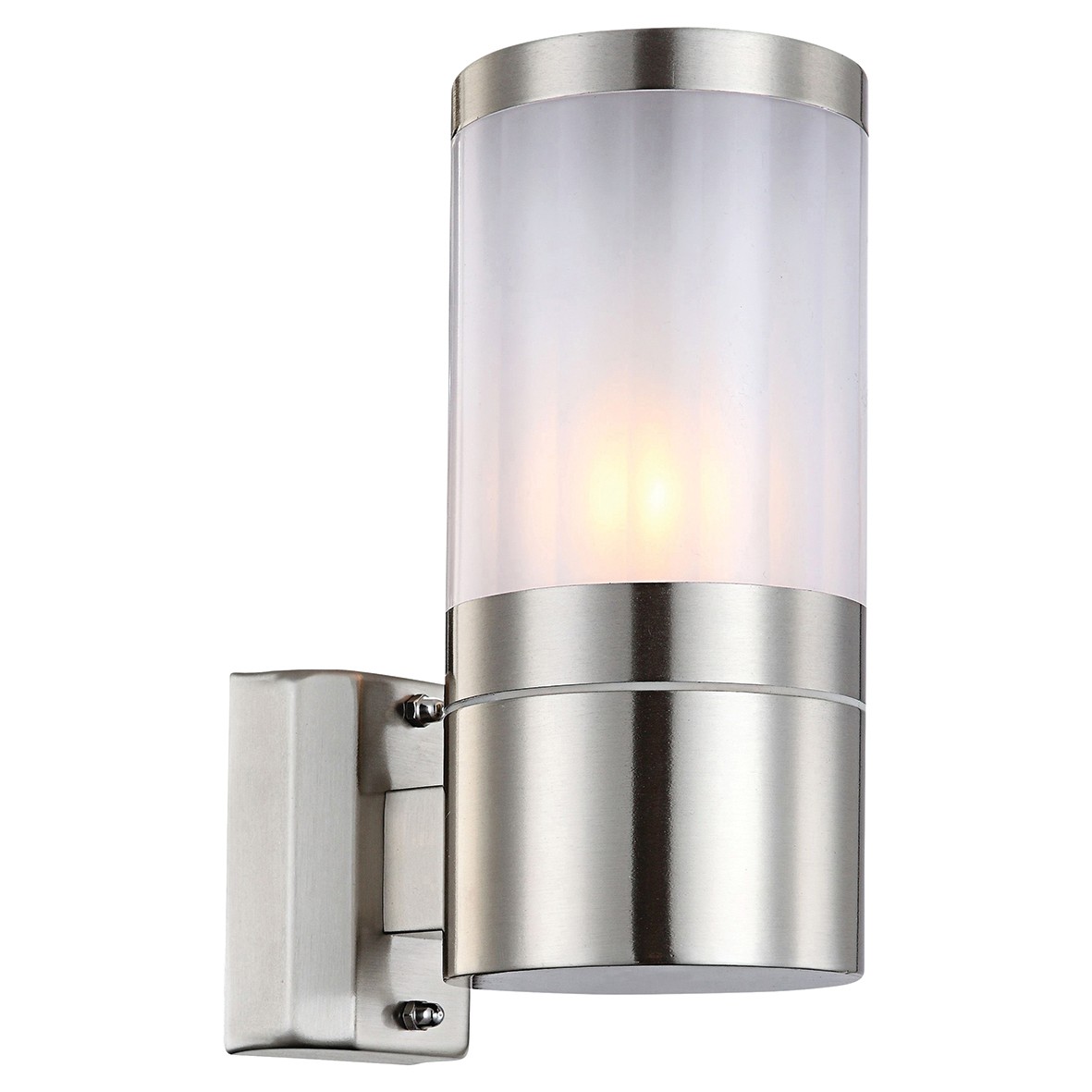 Globo Xeloo Outdoor Wall Light - Brushed Stainless Steel 412469