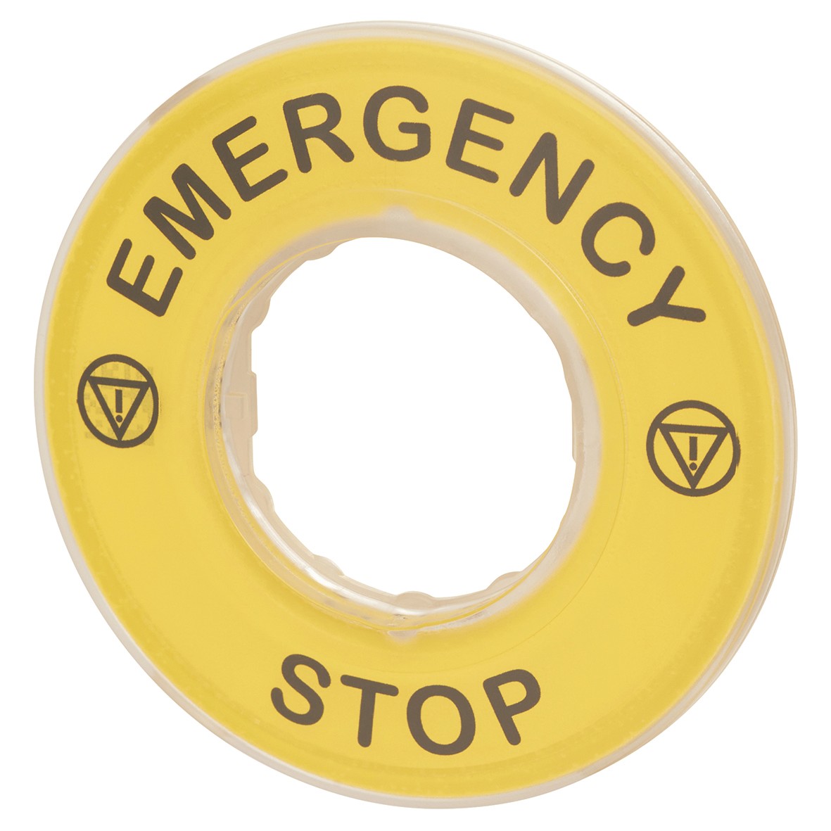 5x Schneider Emergency Stop 3D Legend Plate 413064