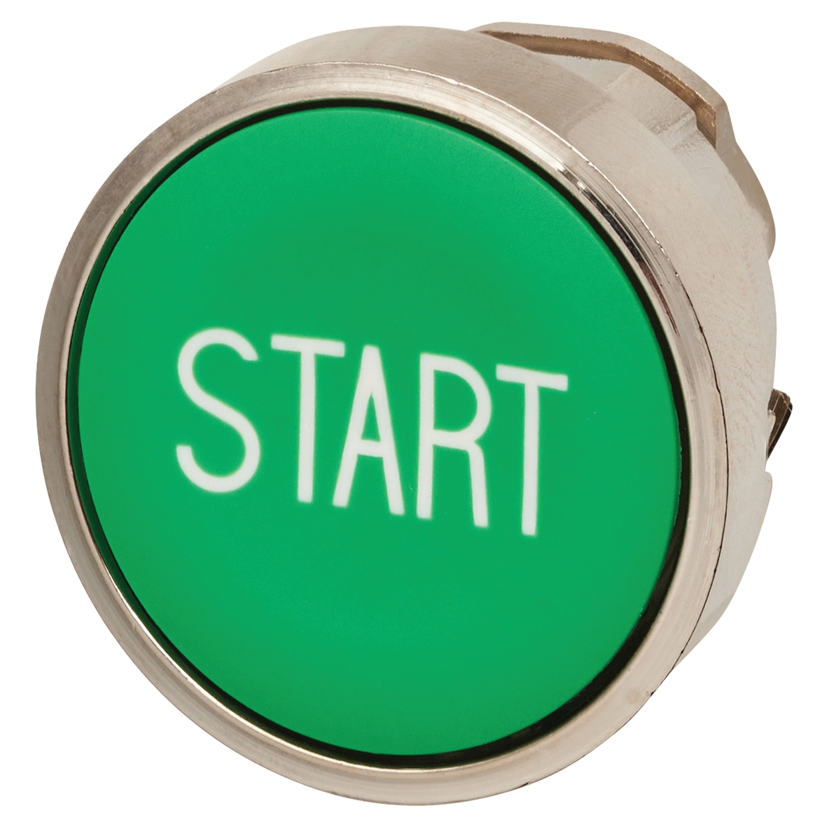 Schneider XB4 Series Marked START Flush Push Button Head - Green 414498