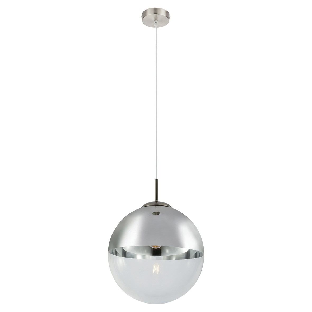 Globo Varus Ceiling Pendant Light - Matt Nickel 423019