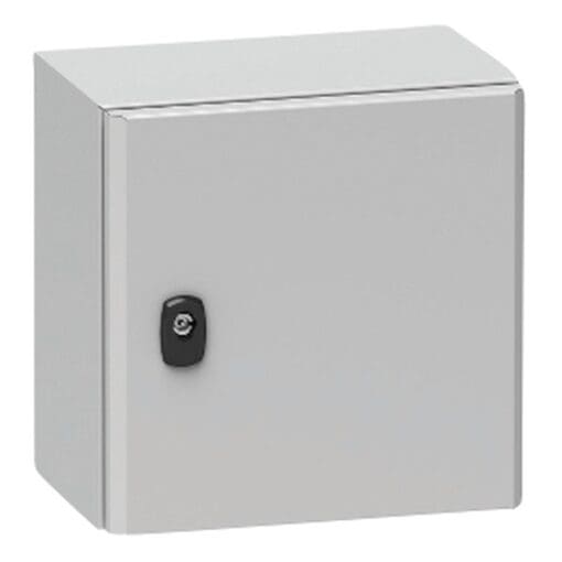 Schneider Spacial S3D Plain Door Chassis - 600 x 600 x 200mm - Grey 424360