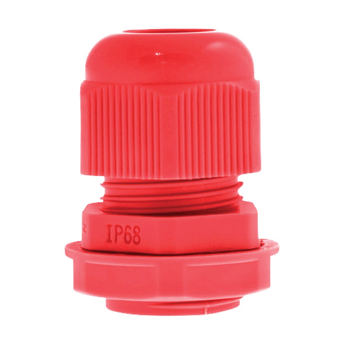 Unicrimp Nylon Cable Gland - 25mm - Red - Pack 10 432967