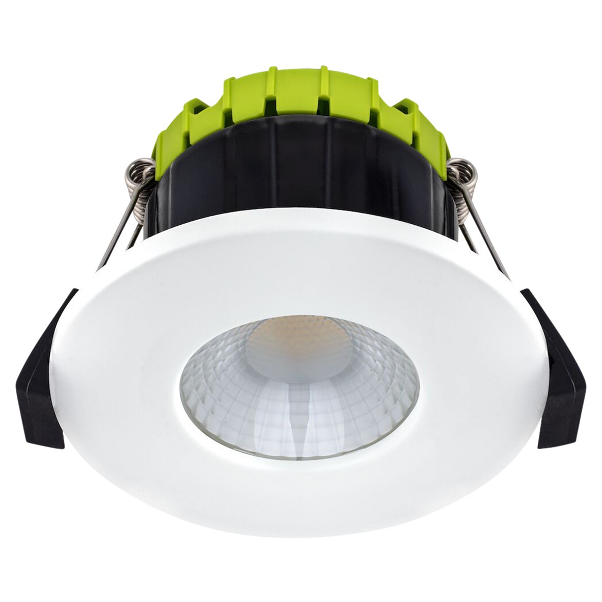 Luceco Compact Flat 4W IP65 Fire Rated FType LED Dimmable Fixed Downlig 437972
