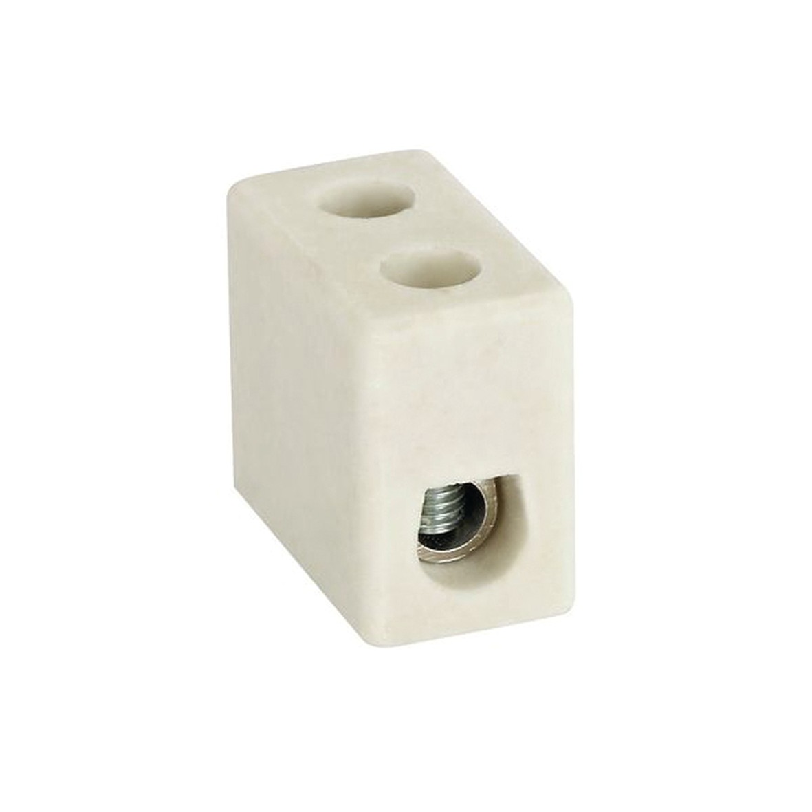 5x Hylec 24A Steatite Terminal Block - 1 Pole - 15.6x 18x 10mm - Pack 438450