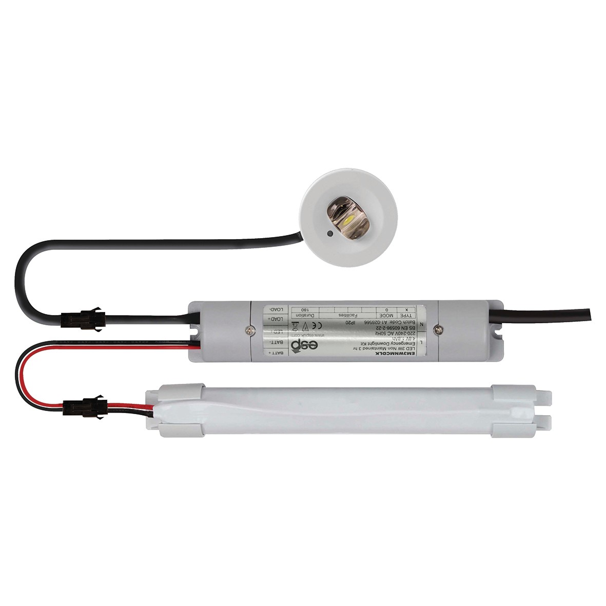 ESP 3W LED Emergency Corridor Downlight 439560