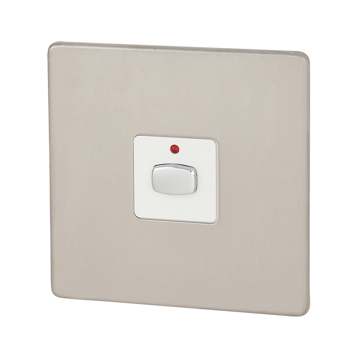 MiHome Dimmer - Brushed Steel/White Insert 440711