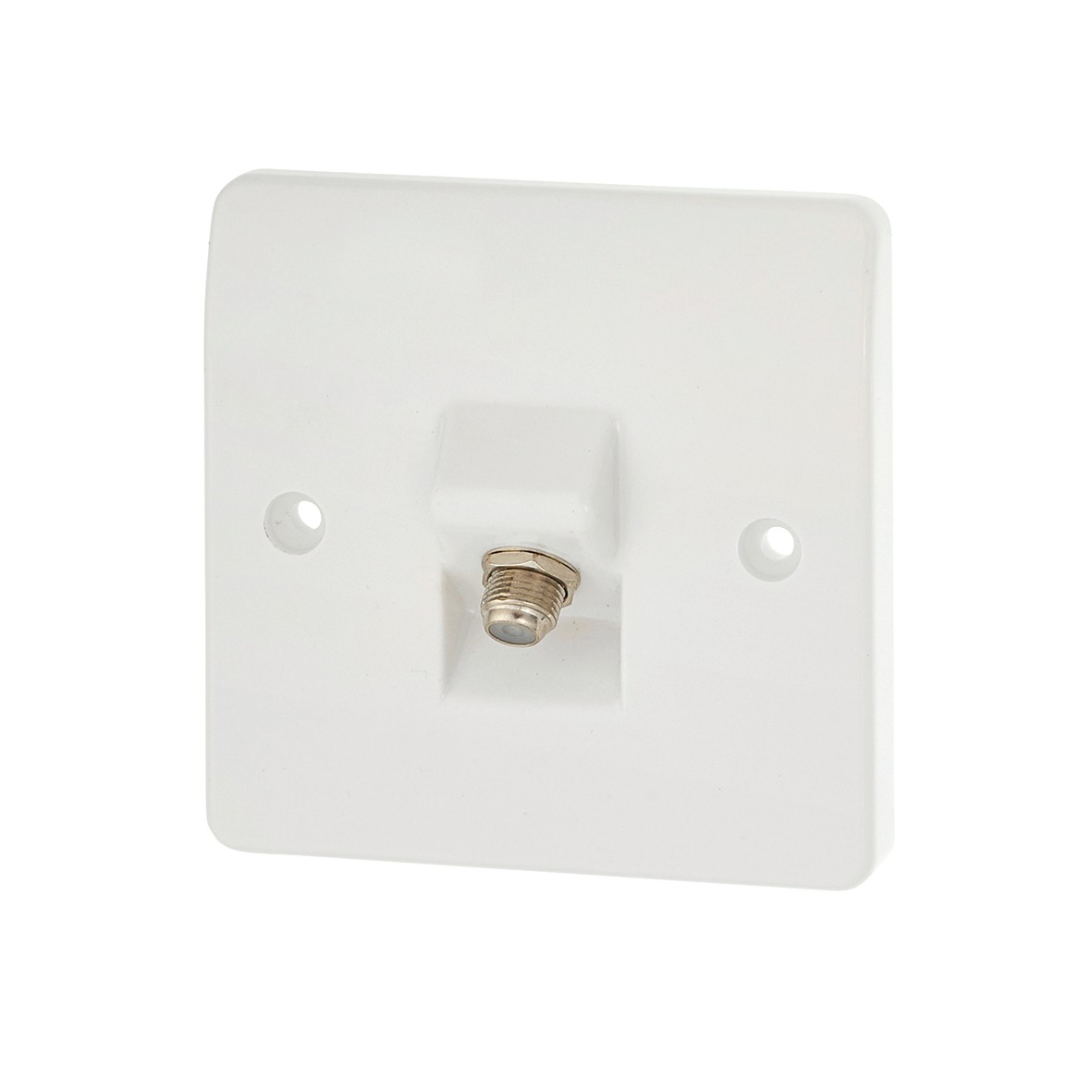 MK 1 Gang F Type Satellite Socket - Single 443854