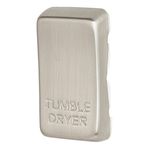 10x BG Printed Switch Module - Tumble Dryer- Brushed Steel 443900